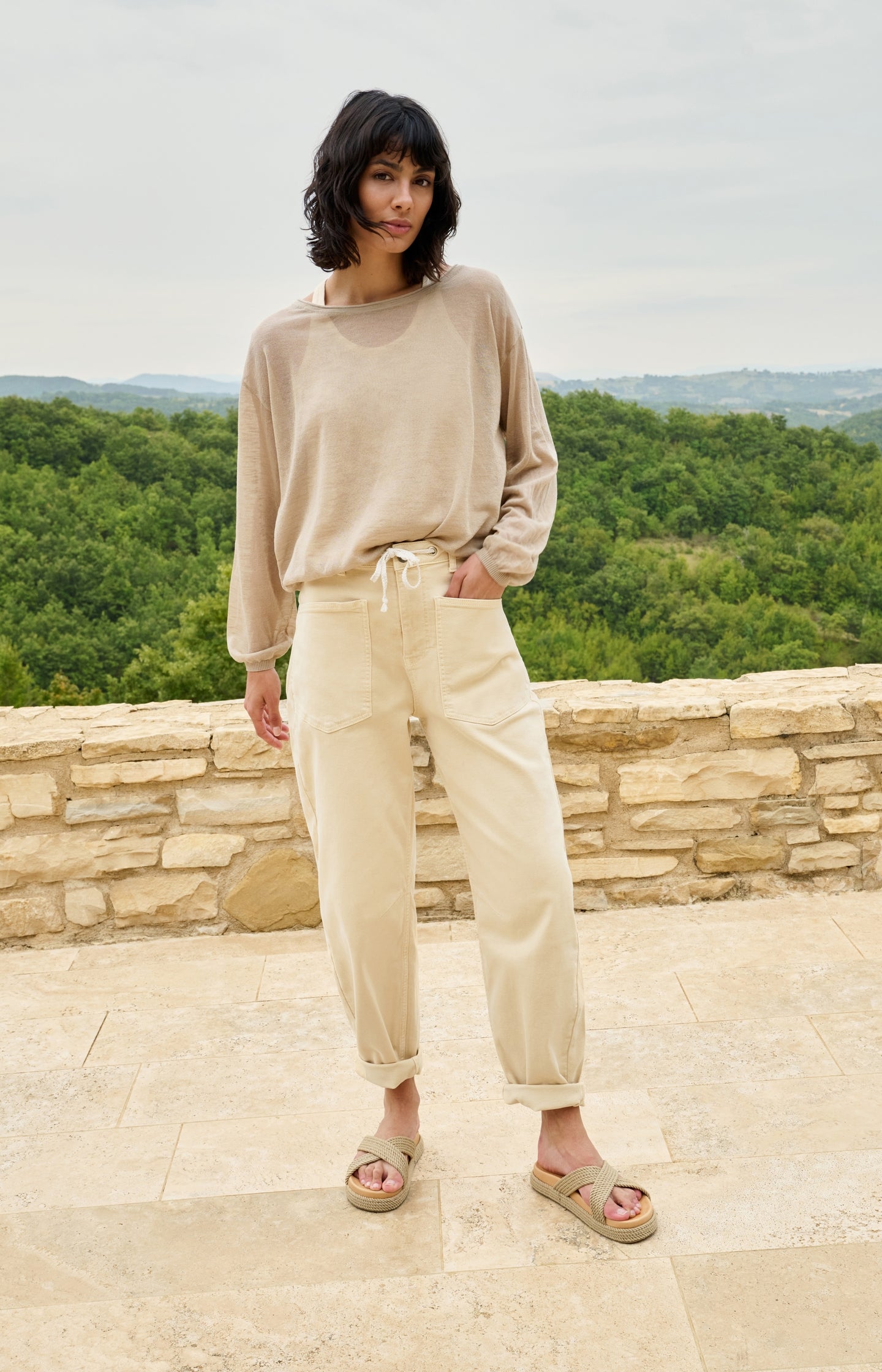 Twinset sweater with matching singlet