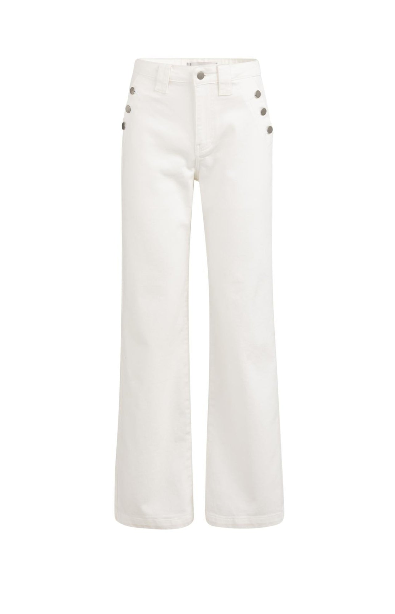 Wide leg denim trousers with button details (L34) - Type: product
