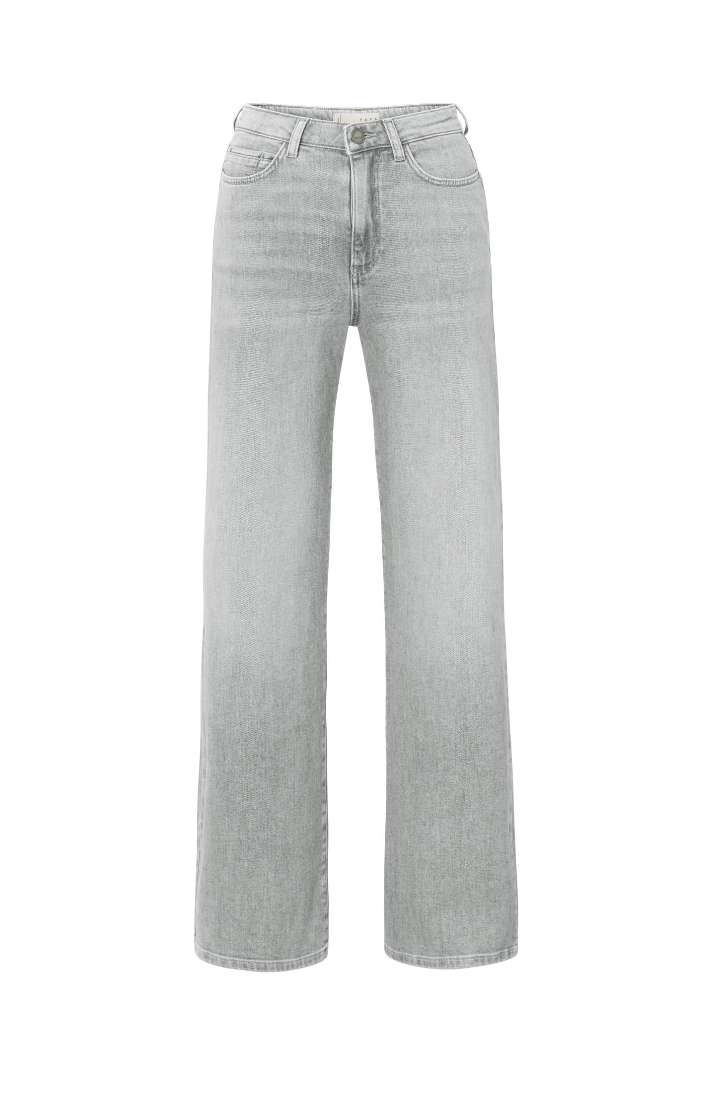 Wide-leg jeans with high waist (L32) - Type: lookbook
