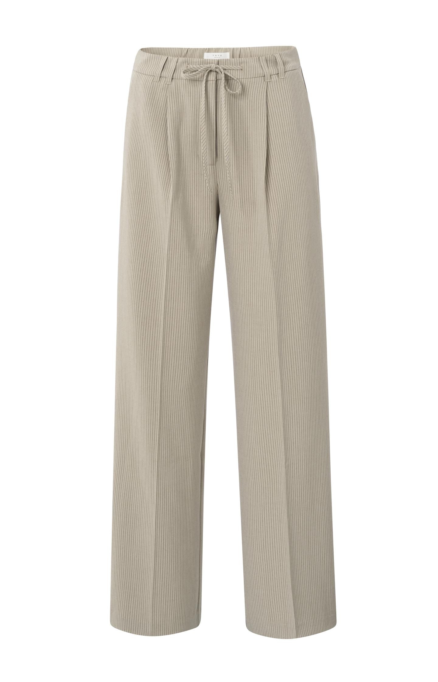 Wide-leg trousers with pinstripe - Type: product