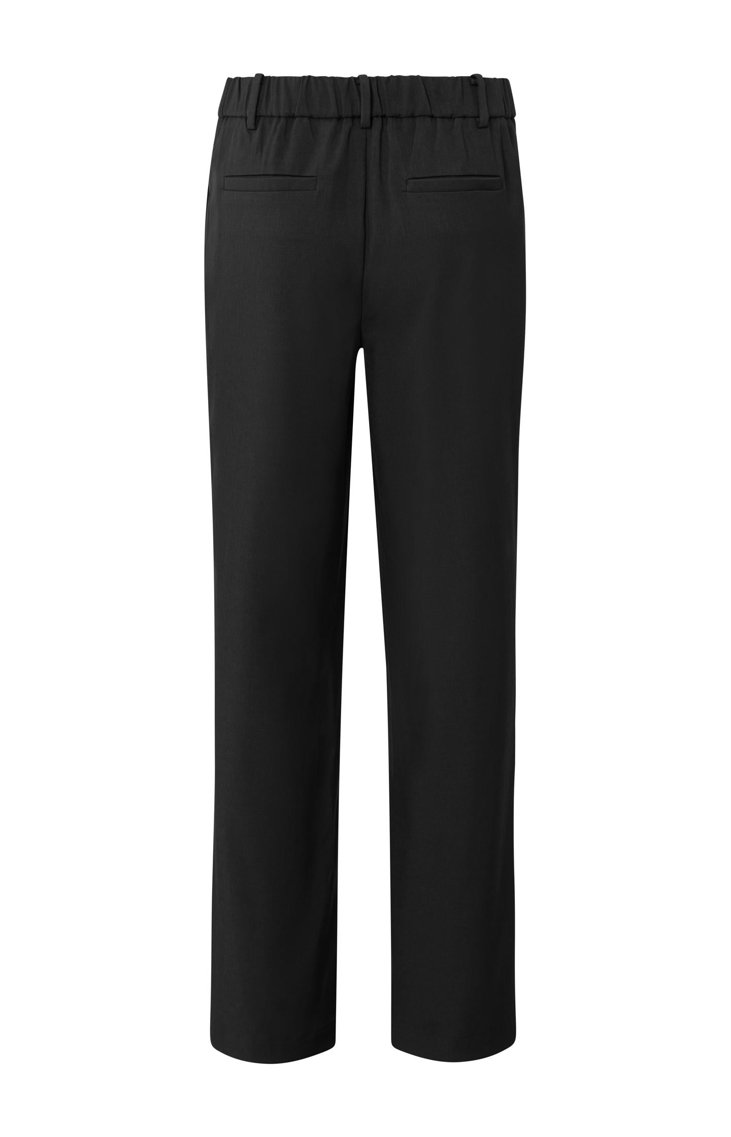 Wide leg trousers with pockets and zip fly