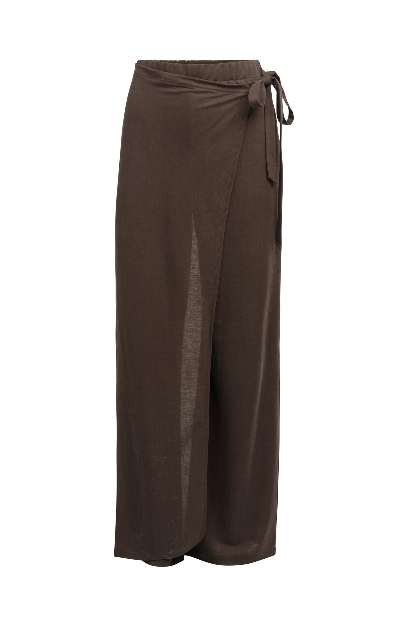 Wide-leg trousers with wrap detail - Type: product