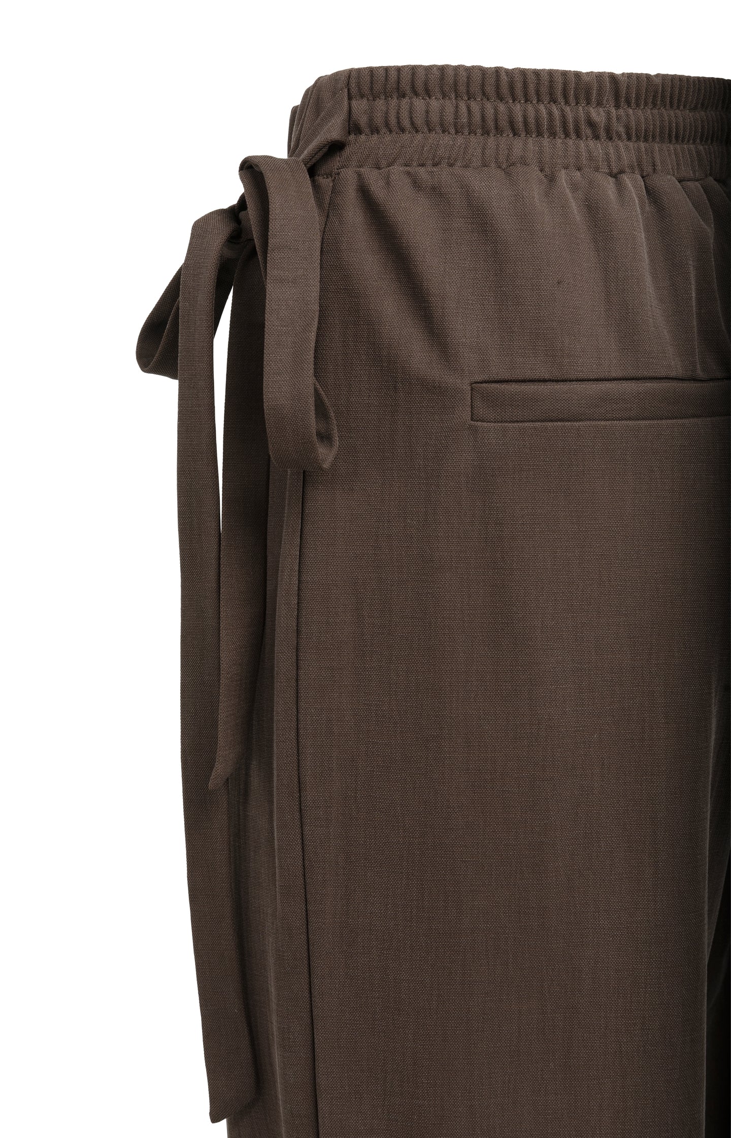 Wide-leg trousers with wrap detail - Type: video