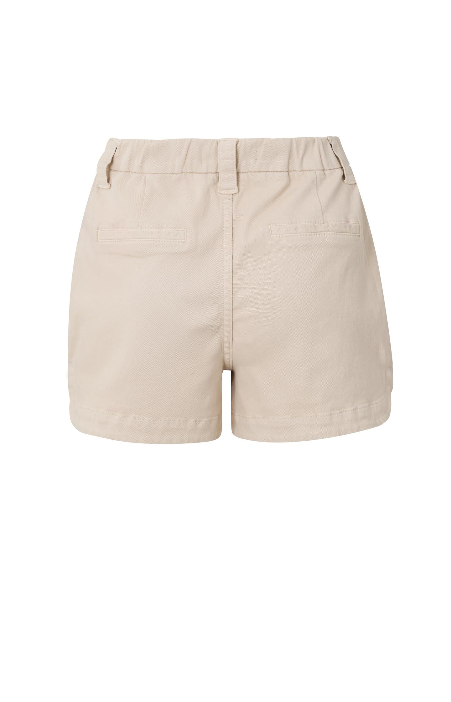 Woven cargo shorts with high waist, a zip fly and pockets