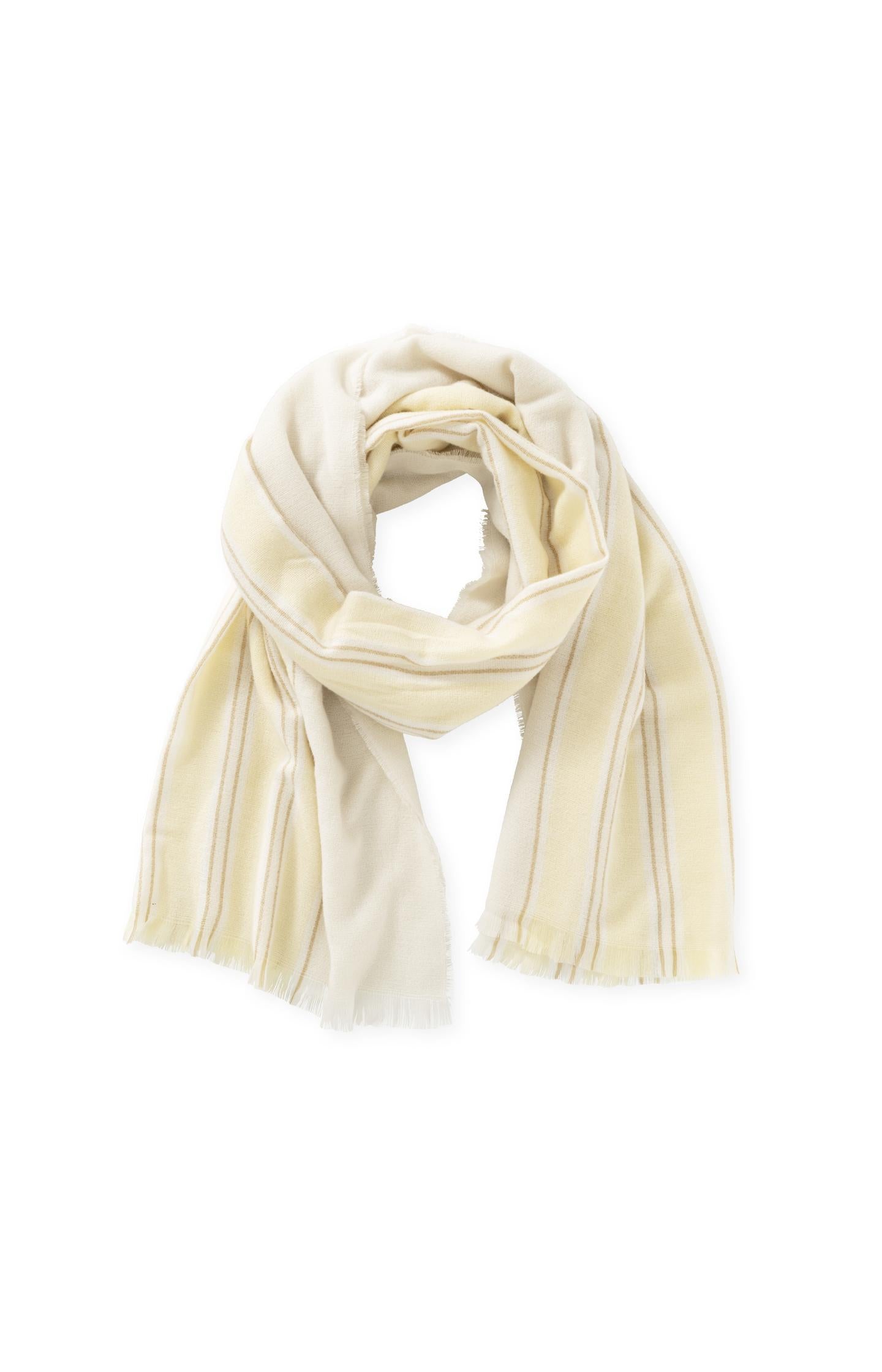 Woven scarf with subtle stripe design - Type: product
