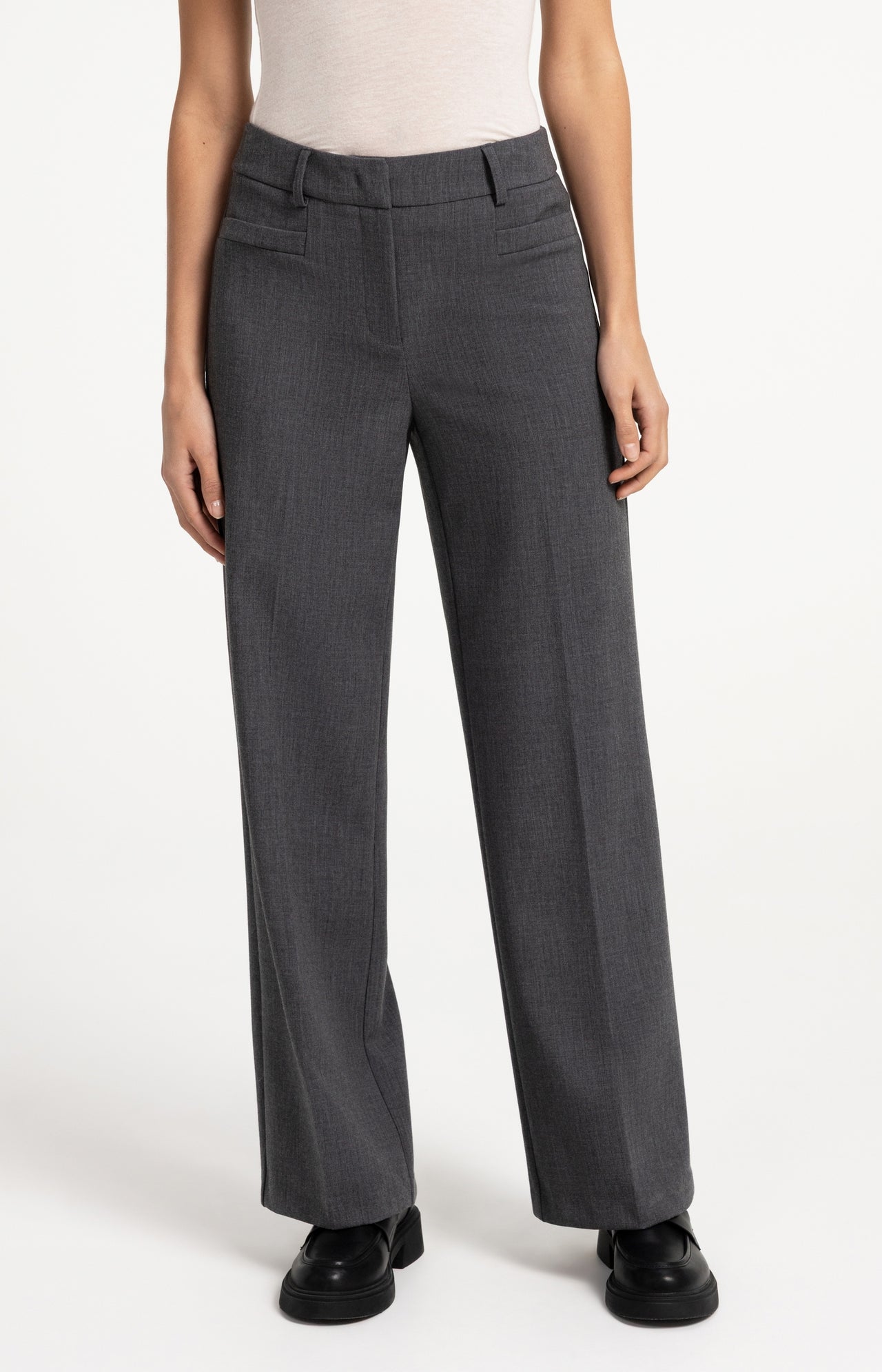 Woven trousers with straight legs - Type: lookbook