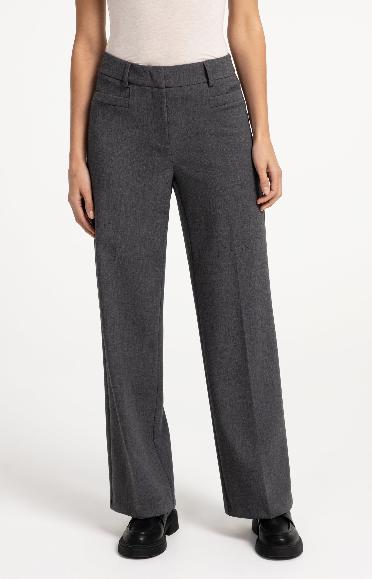 Woven trousers with straight legs - Type: lookbook