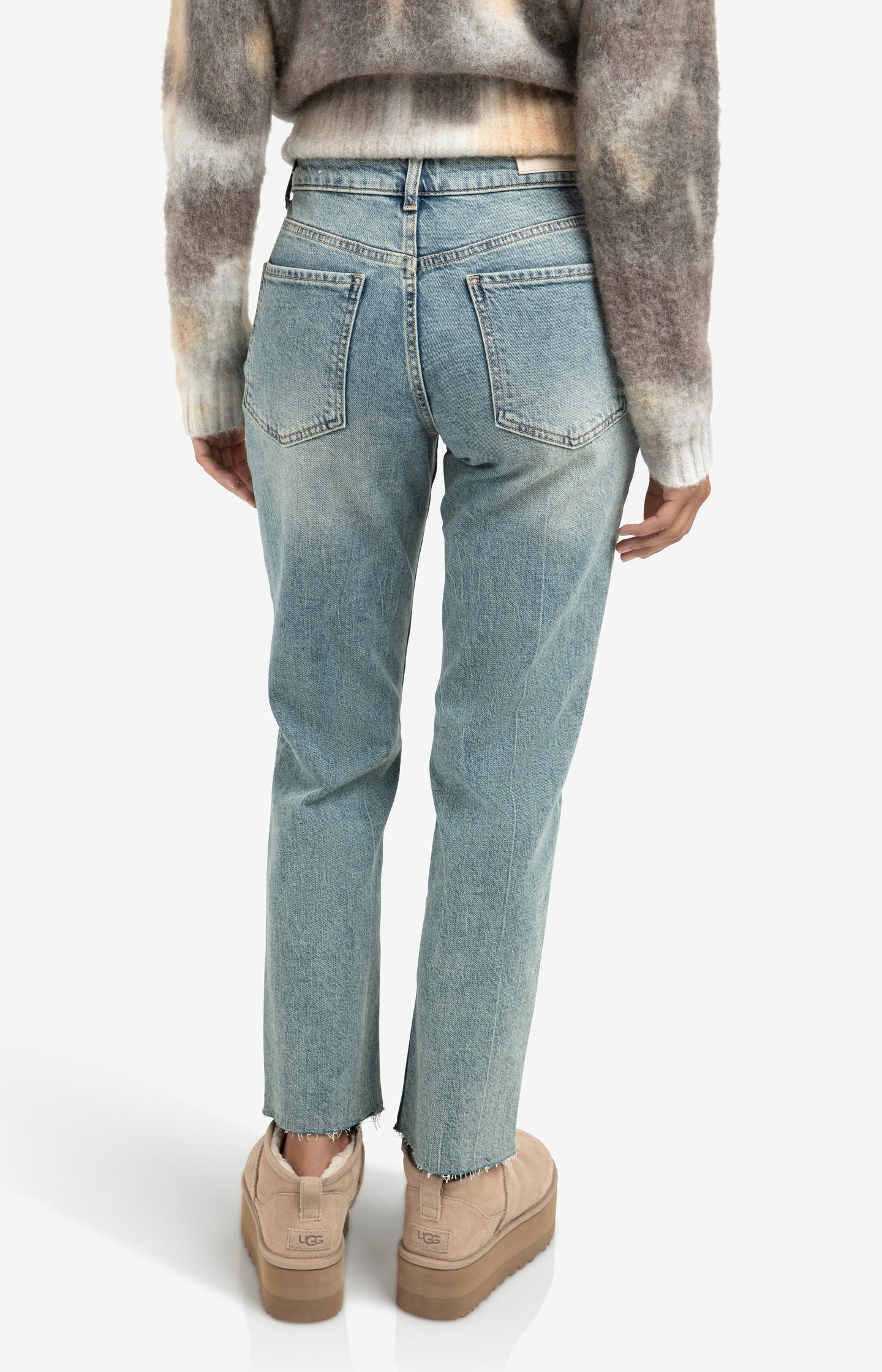 Woven wide leg trousers with belt