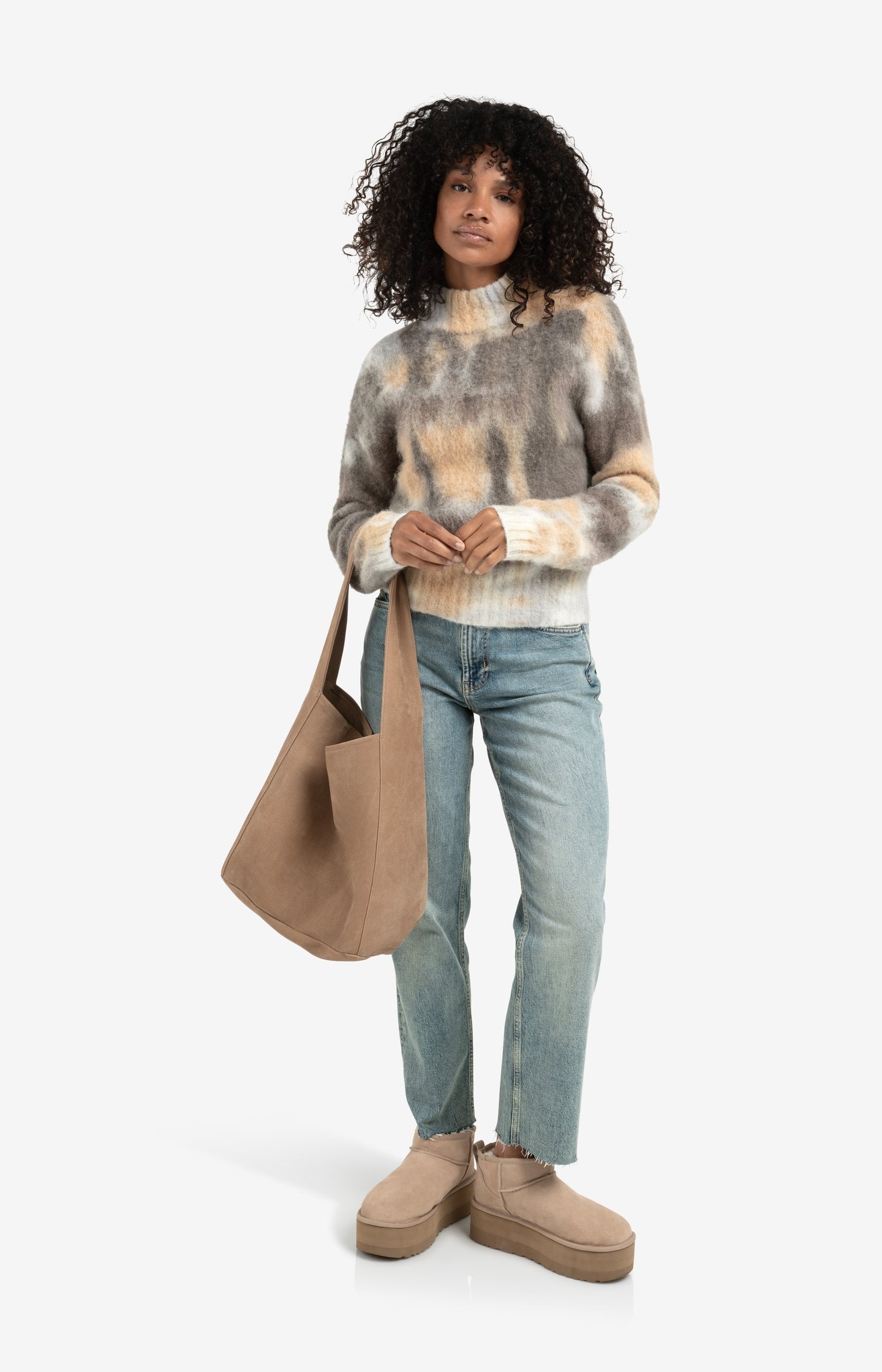 Woven wide leg trousers with belt