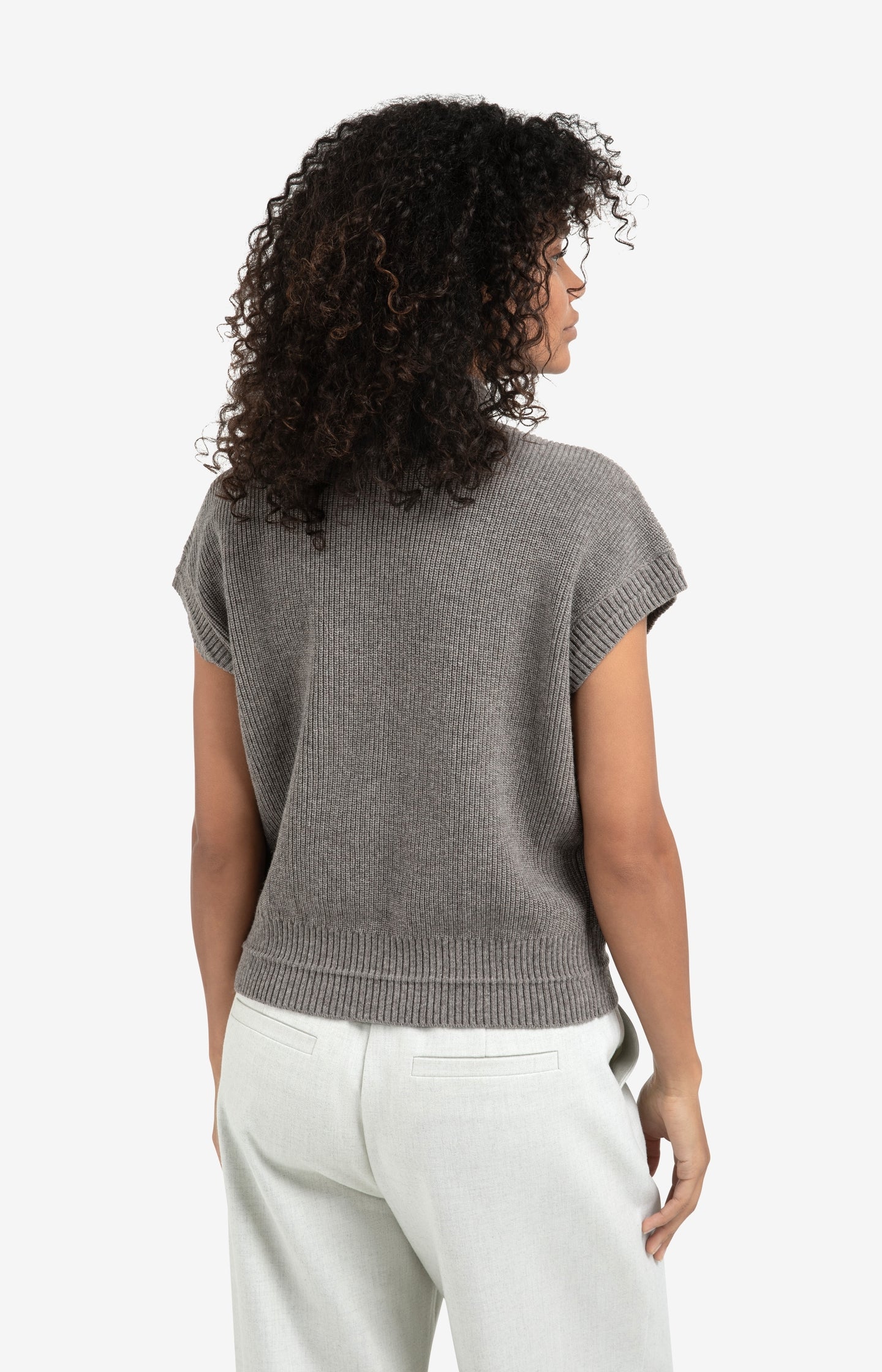 Woven wide leg trousers with belt