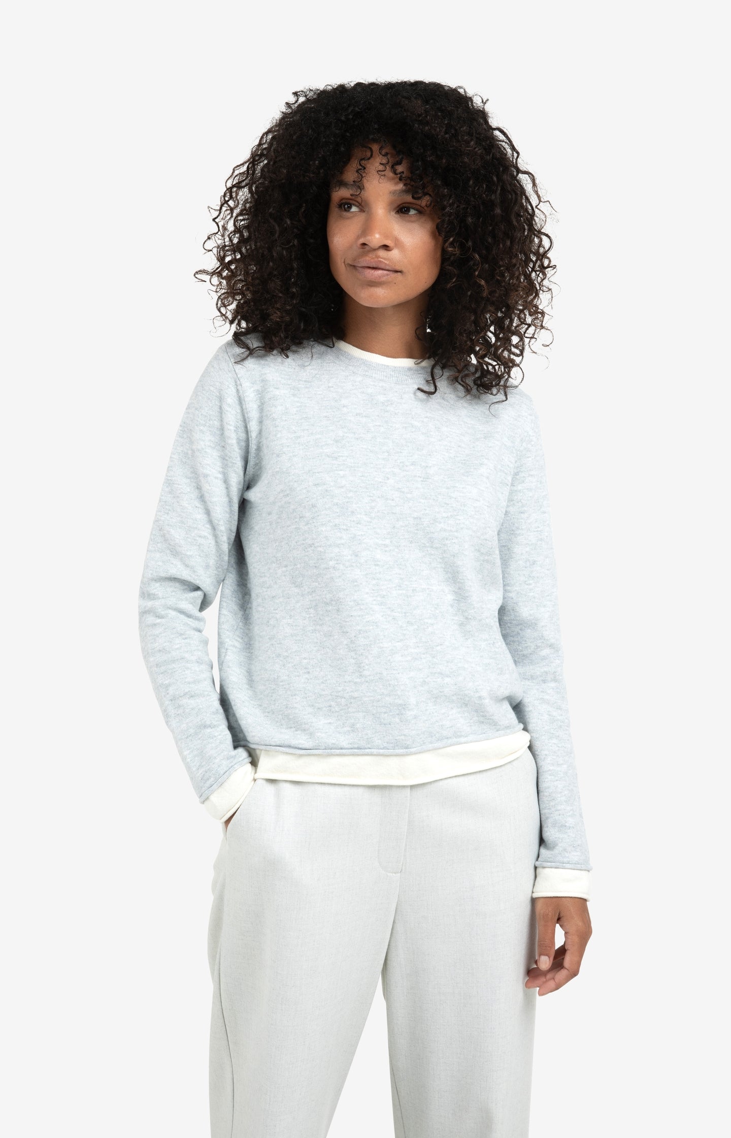 Woven wide leg trousers with belt