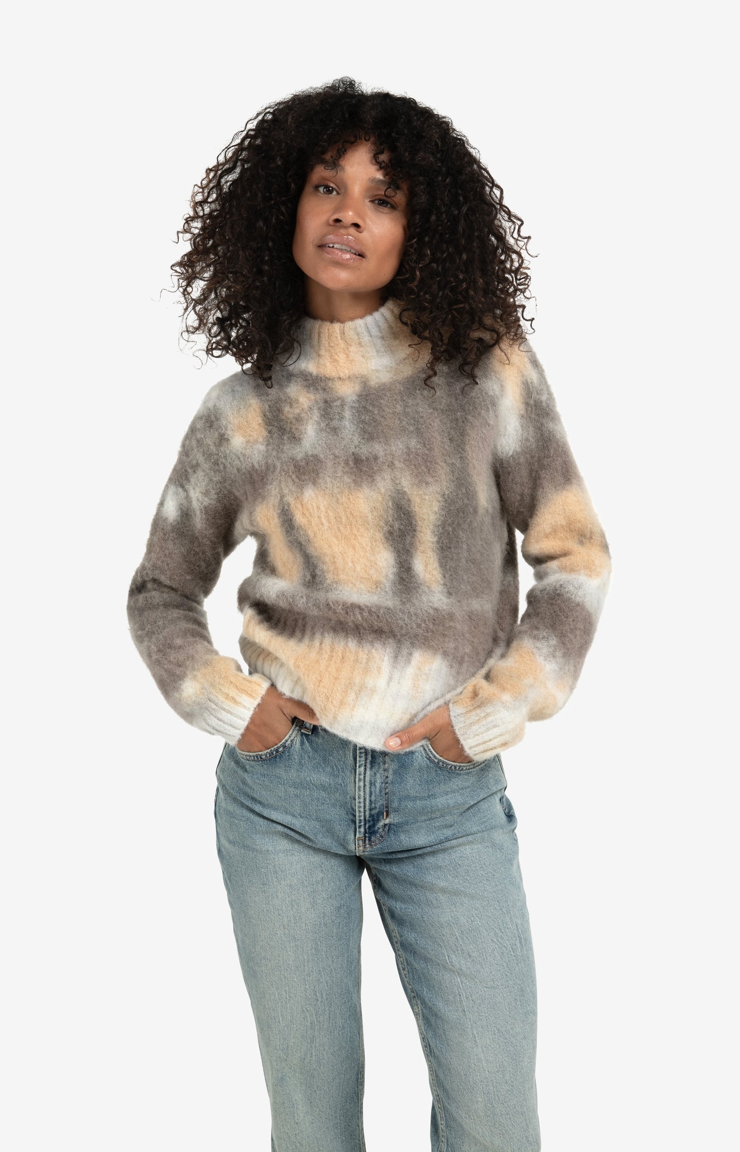 Woven wide leg trousers with belt