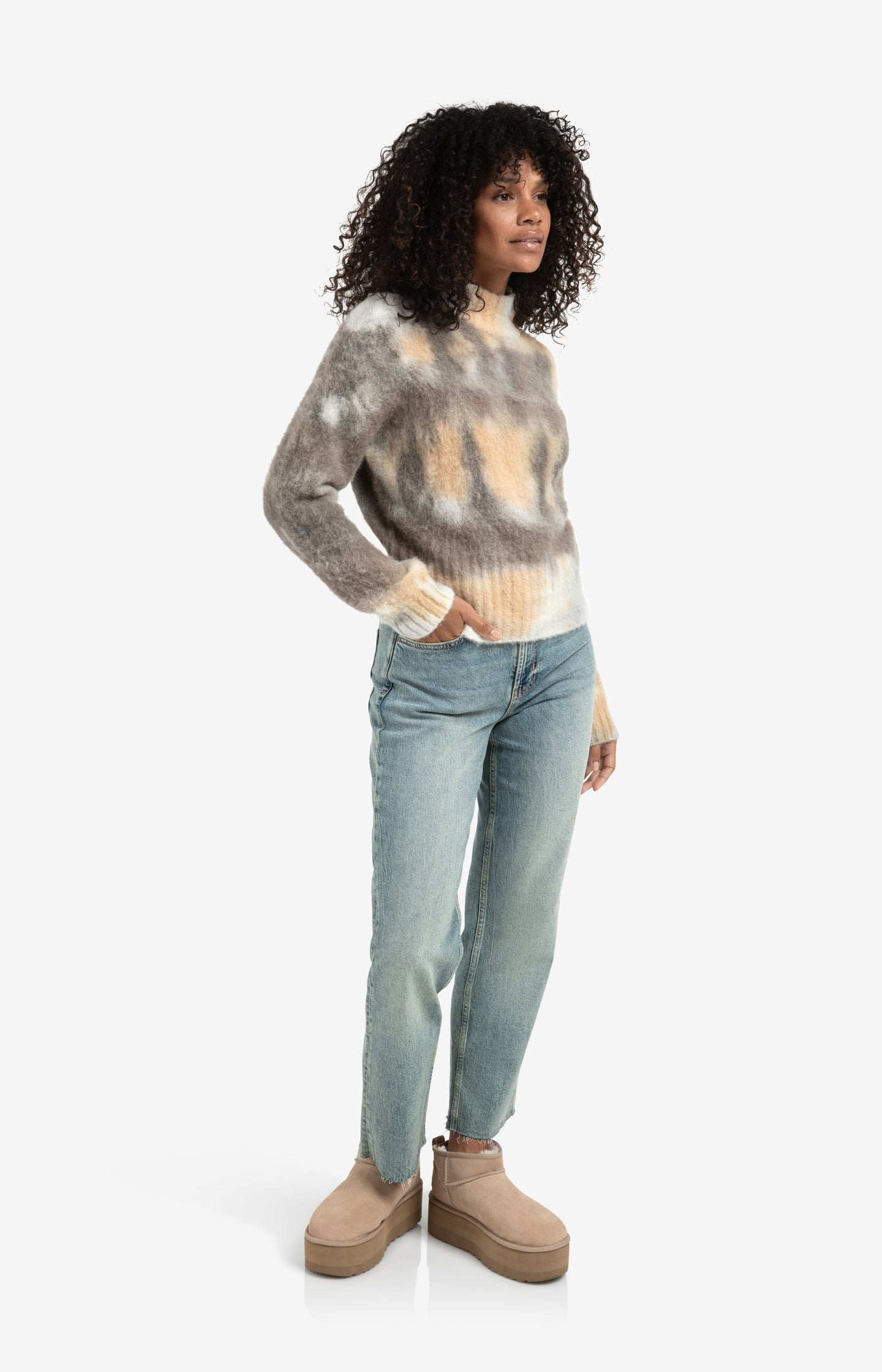 Woven wide leg trousers with belt