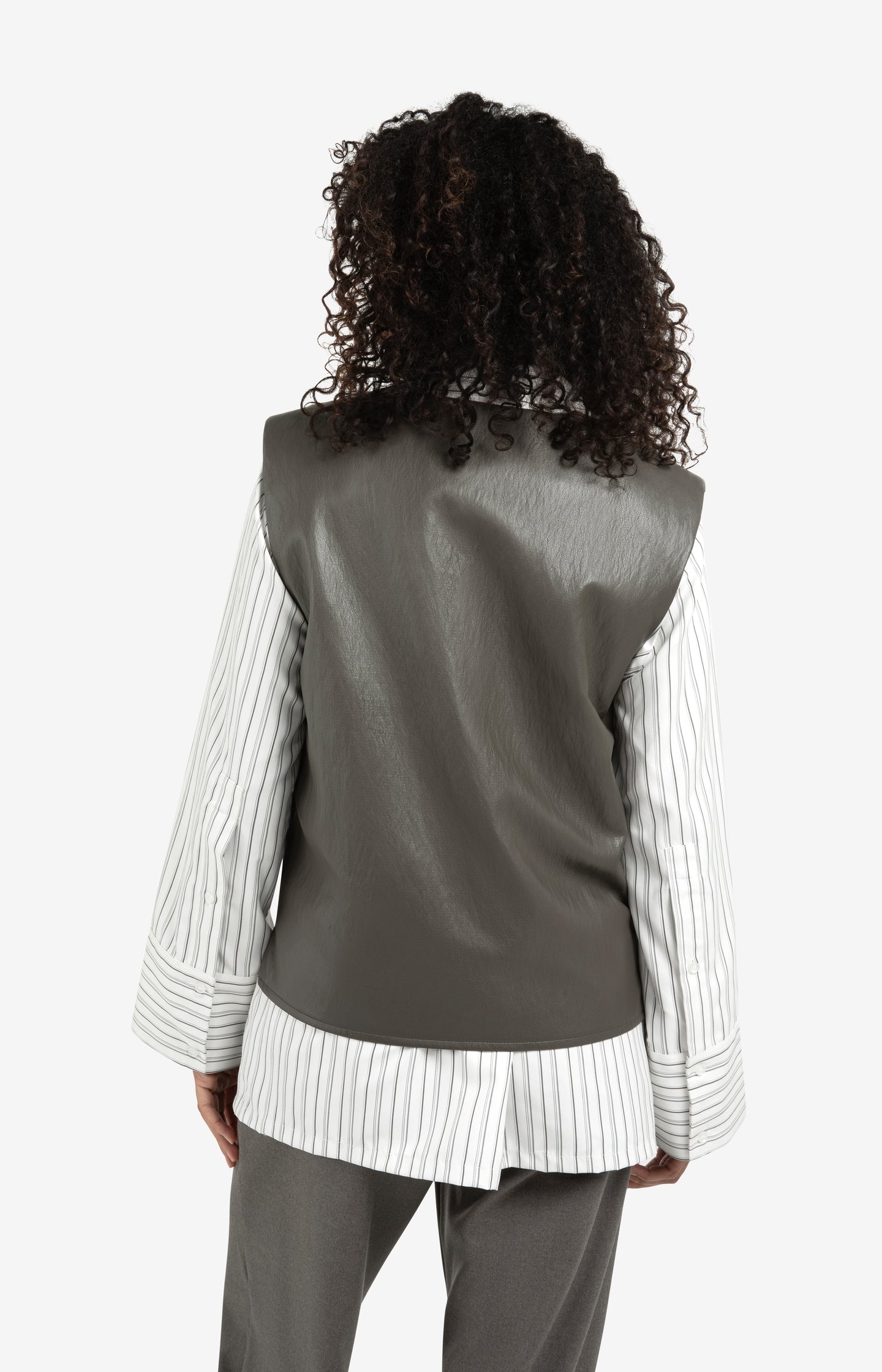 Woven wide leg trousers with belt