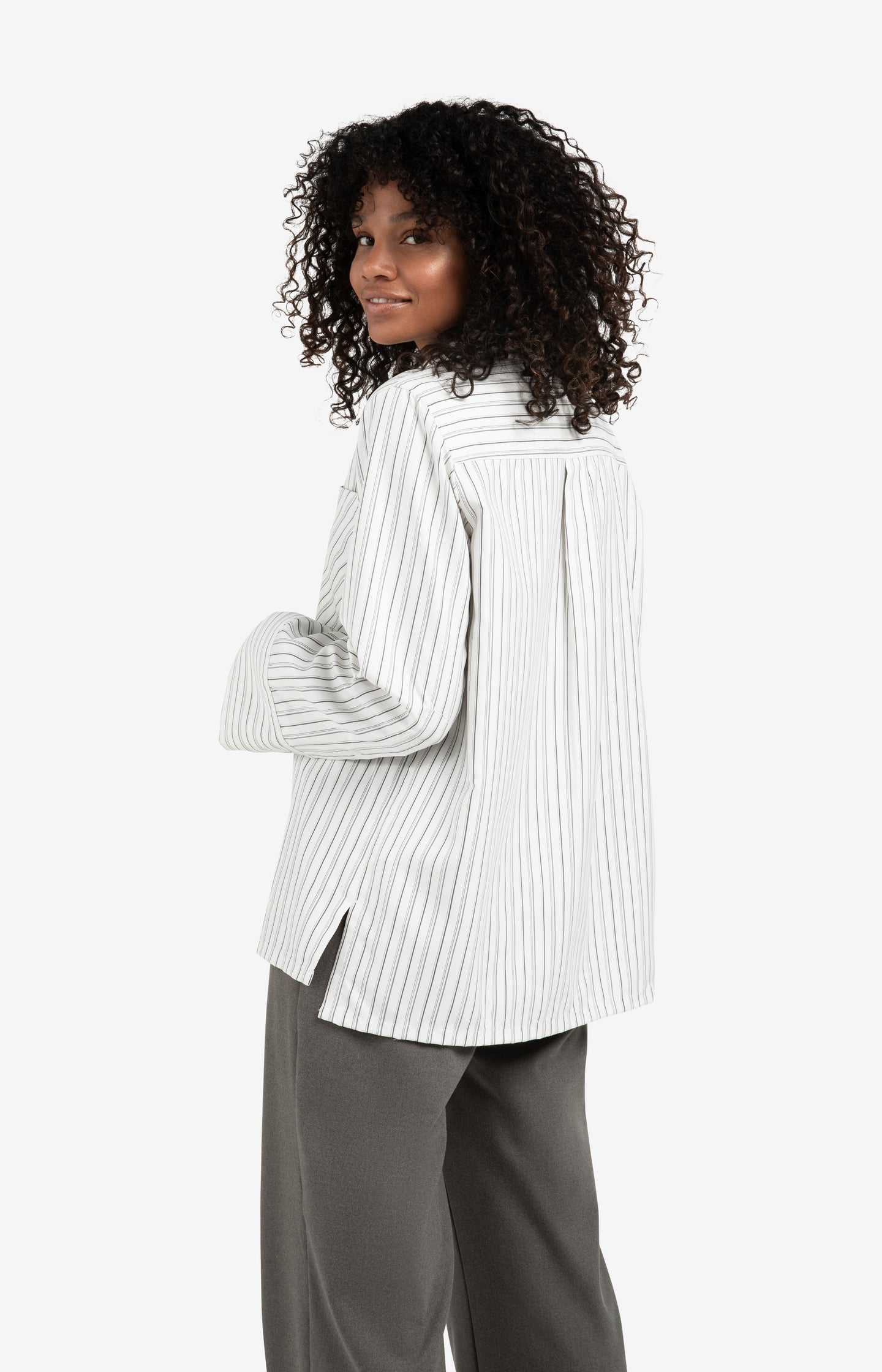Woven wide leg trousers with belt