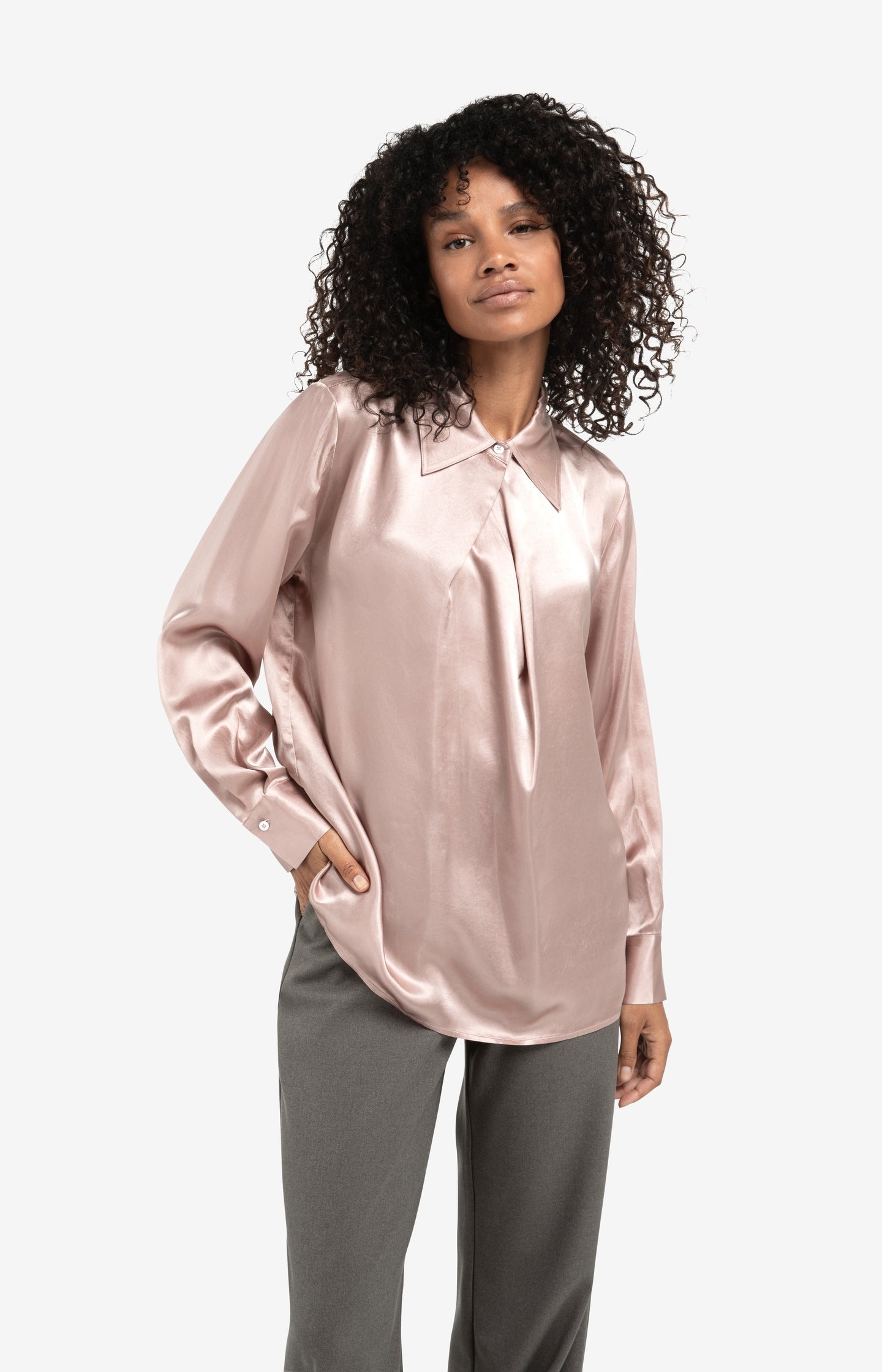 Woven wide leg trousers with belt