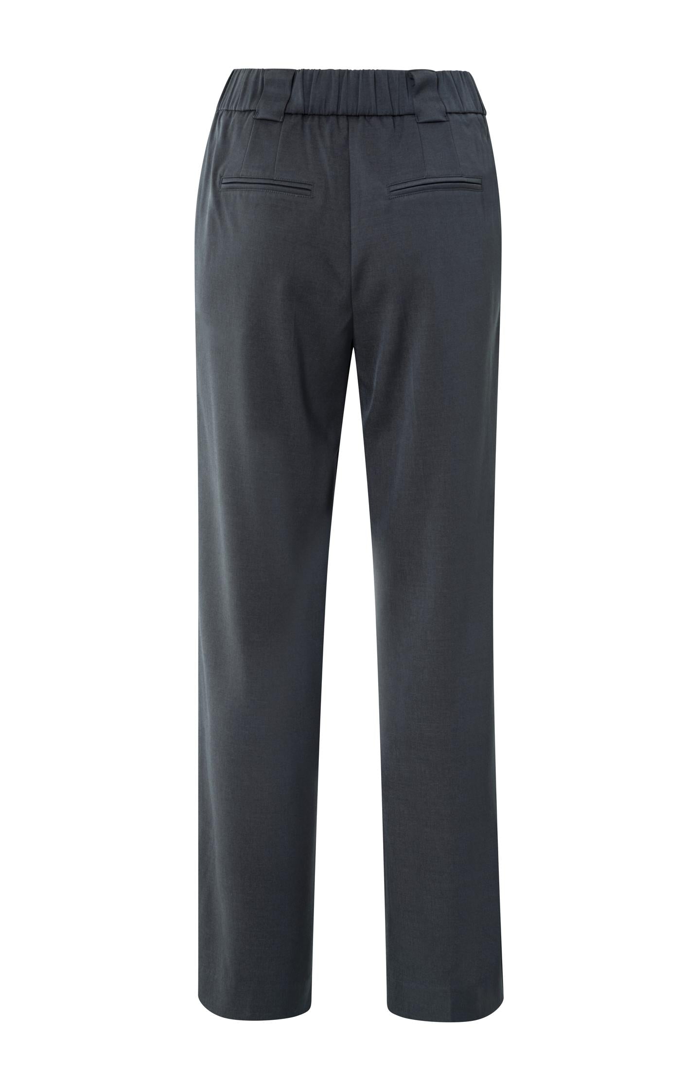 Woven wide leg trousers with pocket detail and slit
