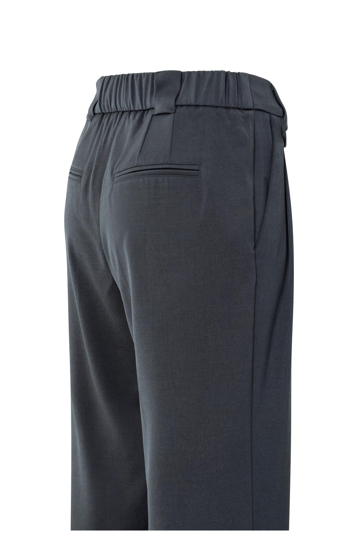 Woven wide leg trousers with pocket detail and slit
